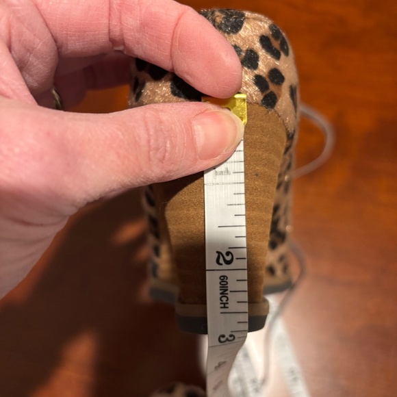Soul Naturalizer Leopard Print Haley Mule Wedge Size 6 - Picture 10 of 10